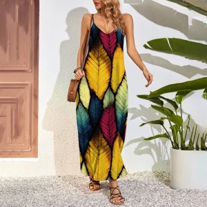 Vestido extra longo feminino, vestidos maxi tamanho grande, estampa 3D