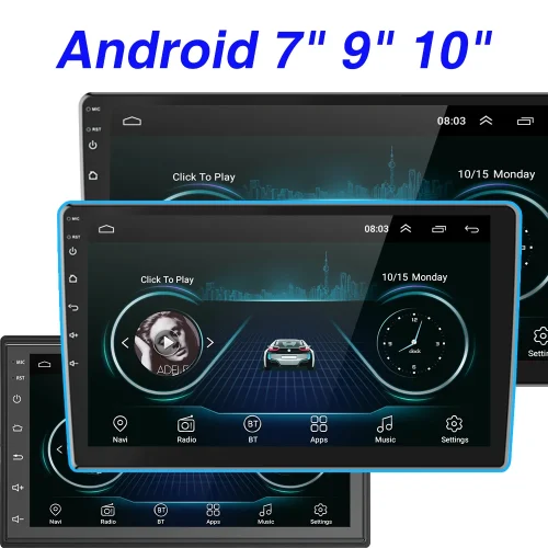 Podofo 10.1 "/9"/7 "android rádio do carro 2din multimídia player de vídeo carplay android auto estéreo do carro para toyota volkswagen hyundai - Imagem 20