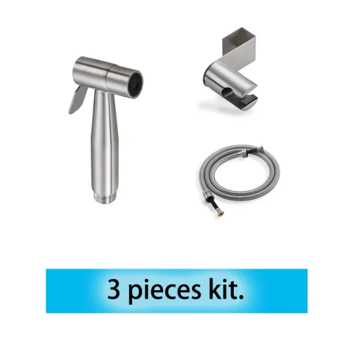 Handheld bidé conjunto pulverizador para o banheiro de aço inoxidável mão bidé torneira para o banheiro mão pulverizador chuveiro cabeça auto limpeza - Imagem 7