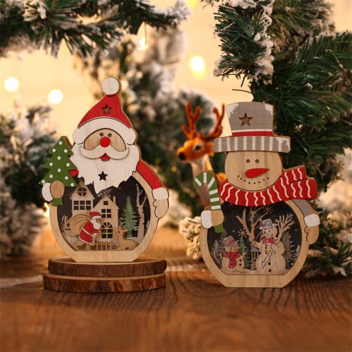 Christmas Glowing Santa Claus Figurine