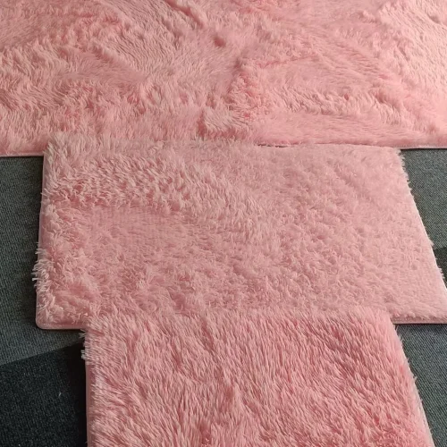 Vikama lã de seda cor sólida sala de estar quarto cabeceira sofá tapete macio casa luz luxo antiderrapante sujo resistente lavável - Imagem 18