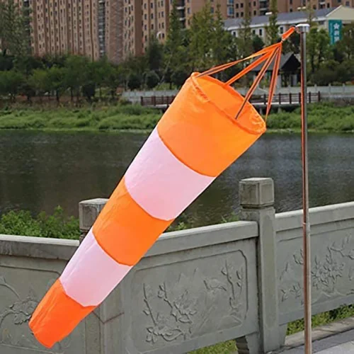 60/80/100cm windsock ao ar livre medição de direção do vento cinto reflexivo rip-stop cata-vento para aeroporto aviação jardim fazenda - Imagem 25