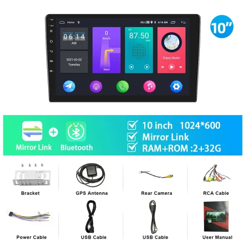 Podofo 10.1 "/9"/7 "android rádio do carro 2din multimídia player de vídeo carplay android auto estéreo do carro para toyota volkswagen hyundai - Imagem 17