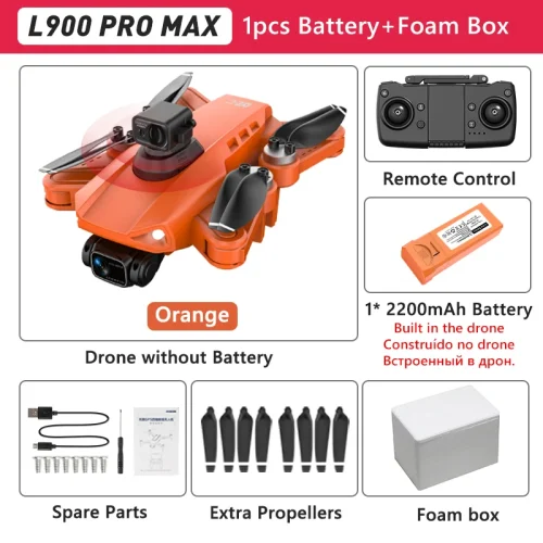 Lyrc l900 pro gps drone 4k profissional hd câmera dupla 5g wifi motor sem escova fpv quadcopter dobrável fotografia aérea drone - Imagem 10