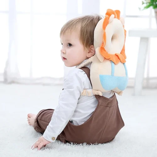 1-3t criança bebê cabeça protetor mochila travesseiro almofada de segurança evitar ferido dos desenhos animados travesseiro de segurança protetor chapelaria - Imagem 5
