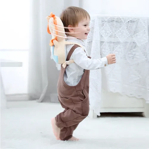 1-3t criança bebê cabeça protetor mochila travesseiro almofada de segurança evitar ferido dos desenhos animados travesseiro de segurança protetor chapelaria - Imagem 9