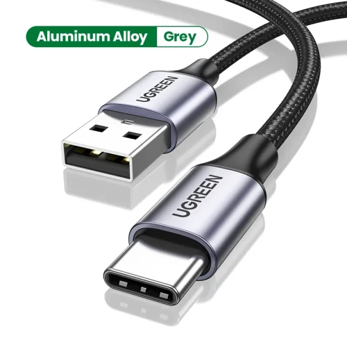 UGREEN-USB Tipo C Cabo de carregamento rápido de dados, 3A, 18W, apto para Xiaomi, Samsung Galaxy S24, iPhone 15, iPad, Poco - Imagem 9