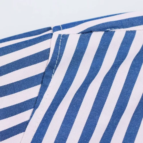 ETJ 2025 primavera feminina nova moda Europa-Americana listrada manga comprida lapela versão solta camisa popeline seleção multicolorida - Imagem 28