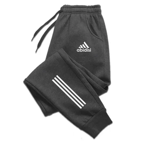 Calça de corrida masculina estampada para primavera e outono de 2024, calça de treino casual, calça de moletom fitness de alta qualidade da moda - Imagem 5