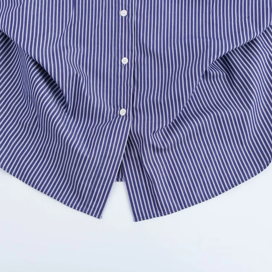 ETJ 2025 Primavera novo design de moda feminina simples versão solta de camisa de popeline de manga comprida tudo-em-um casual e confortável - Imagem 28