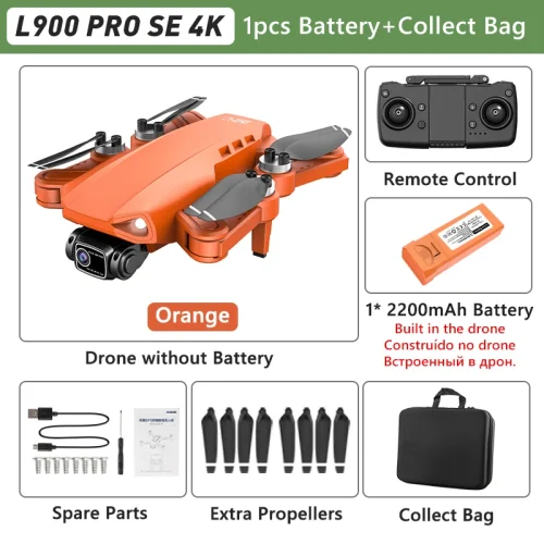 Lyrc l900 pro gps drone 4k profissional hd câmera dupla 5g wifi motor sem escova fpv quadcopter dobrável fotografia aérea drone - Imagem 17