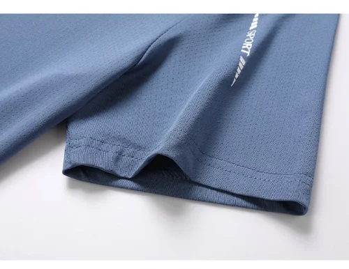Chrlck camisetas masculinas de secagem rápida, respirável, caminhadas, pesca, elasticidade macia, esportes ao ar livre, camisa curta, verão - Imagem 24