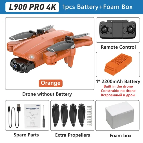 Lyrc l900 pro gps drone 4k profissional hd câmera dupla 5g wifi motor sem escova fpv quadcopter dobrável fotografia aérea drone - Imagem 19