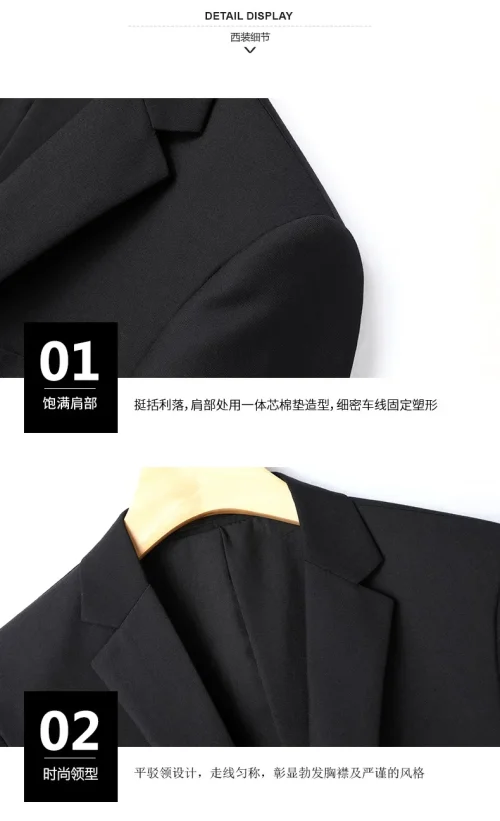 Novo (blazer + calças) moda masculina negócios cavalheiro estilo italiano fino cor sólida terno profissional casamento noivo melhor homem terno - Imagem 19