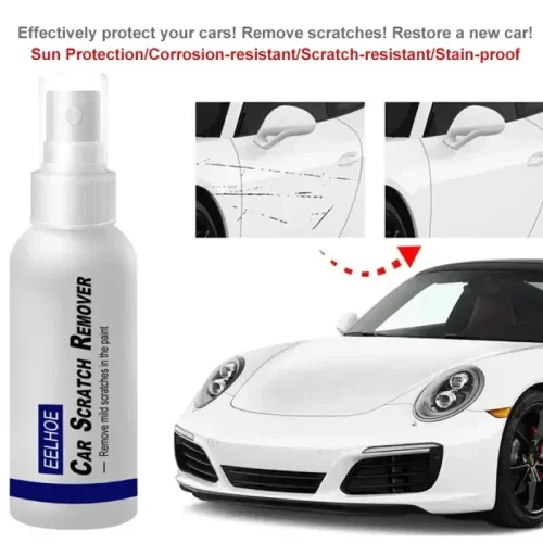 Remoção de arranhões de carro, spray de cera, reparo de pintura, agente de renovação de arranhões, ferramentas de limpeza de arranhões de veículos, removedor de marcas 50/100ml