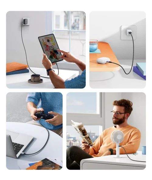 UGREEN-USB Tipo C Cabo de carregamento rápido de dados, 3A, 18W, apto para Xiaomi, Samsung Galaxy S24, iPhone 15, iPad, Poco - Imagem 18