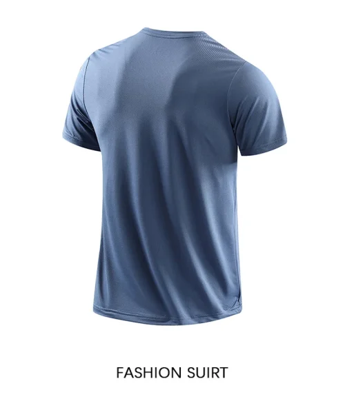 Chrlck camisetas masculinas de secagem rápida, respirável, caminhadas, pesca, elasticidade macia, esportes ao ar livre, camisa curta, verão - Imagem 17
