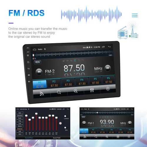 Podofo 10.1 "/9"/7 "android rádio do carro 2din multimídia player de vídeo carplay android auto estéreo do carro para toyota volkswagen hyundai - Imagem 34