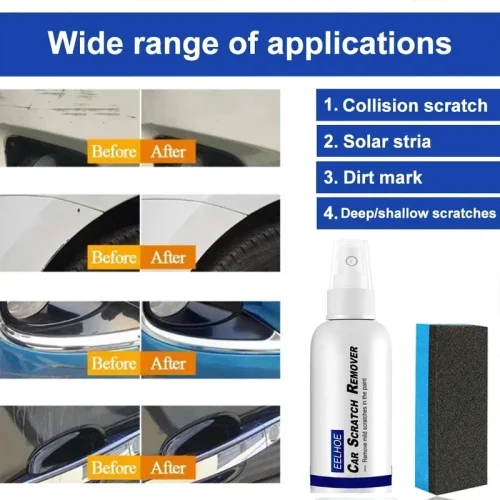 Spray para reparo de arranhões de pintura de carro, 100ml, removedor de arranhões, agente de revestimento, spray de pintura de carro, removedor de arranhões, pintura de polimento - Imagem 11