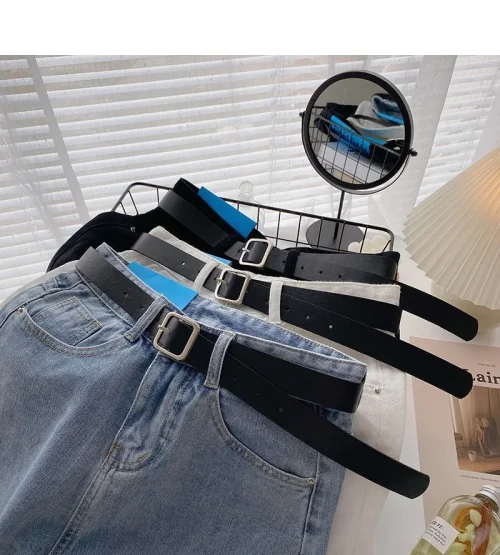 Novos shorts jeans femininos de cintura alta, verão, finos, soltos, emagrecedores, curvos, linha A, perna larga, jeans da moda, 2021 - Imagem 16