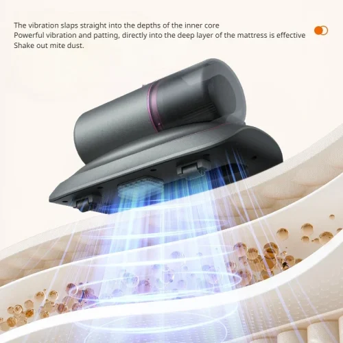 Handheld ácaro remoção aspirador de pó, filtro destacável, colchão, sofá, cama, Home instrumento, novo, 12000PA, 2022 - Imagem 4