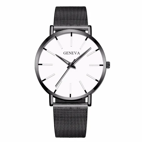 Moda ultra-fino masculino relógios de negócios banda de malha de aço relógio de quartzo masculino relogio masculino - Imagem 7