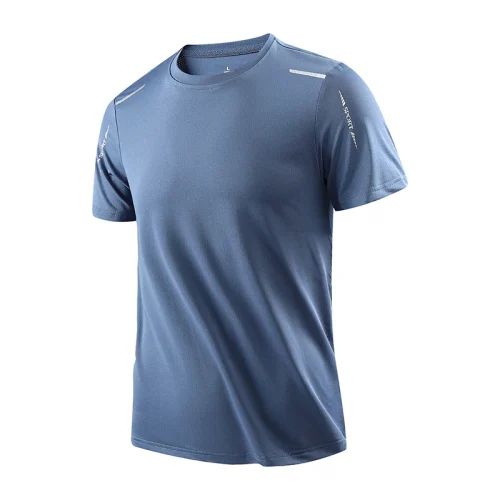 Chrlck camisetas masculinas de secagem rápida, respirável, caminhadas, pesca, elasticidade macia, esportes ao ar livre, camisa curta, verão - Imagem 11