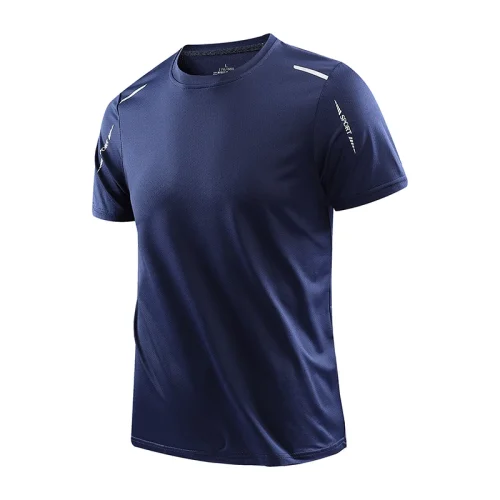 Chrlck camisetas masculinas de secagem rápida, respirável, caminhadas, pesca, elasticidade macia, esportes ao ar livre, camisa curta, verão - Imagem 7
