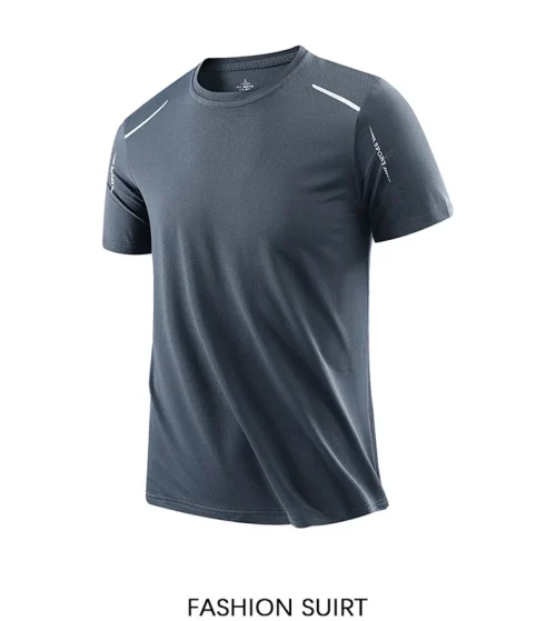 Chrlck camisetas masculinas de secagem rápida, respirável, caminhadas, pesca, elasticidade macia, esportes ao ar livre, camisa curta, verão - Imagem 20