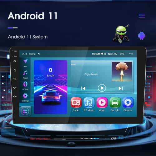 Podofo 10.1 "/9"/7 "android rádio do carro 2din multimídia player de vídeo carplay android auto estéreo do carro para toyota volkswagen hyundai - Imagem 25