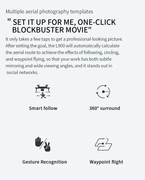 Lyrc l900 pro gps drone 4k profissional hd câmera dupla 5g wifi motor sem escova fpv quadcopter dobrável fotografia aérea drone - Imagem 40