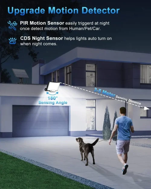 106/318 LED luz solar ao ar livre 328 holofotes LED IP65 à prova d'água sensor de movimento luzes de segurança de inundação solar humana 3 modos - Imagem 30